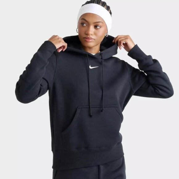 Nike Tops - Women's Nike Sportswear Fleece Pullover Hoodie Black and Gray Available L-XXL